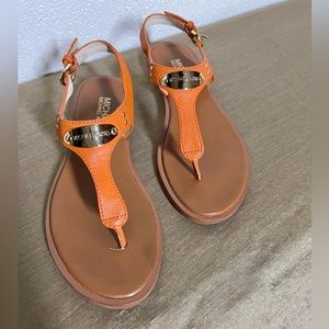 MICHAEL Michael Kors Orange Thong Sandals size 6